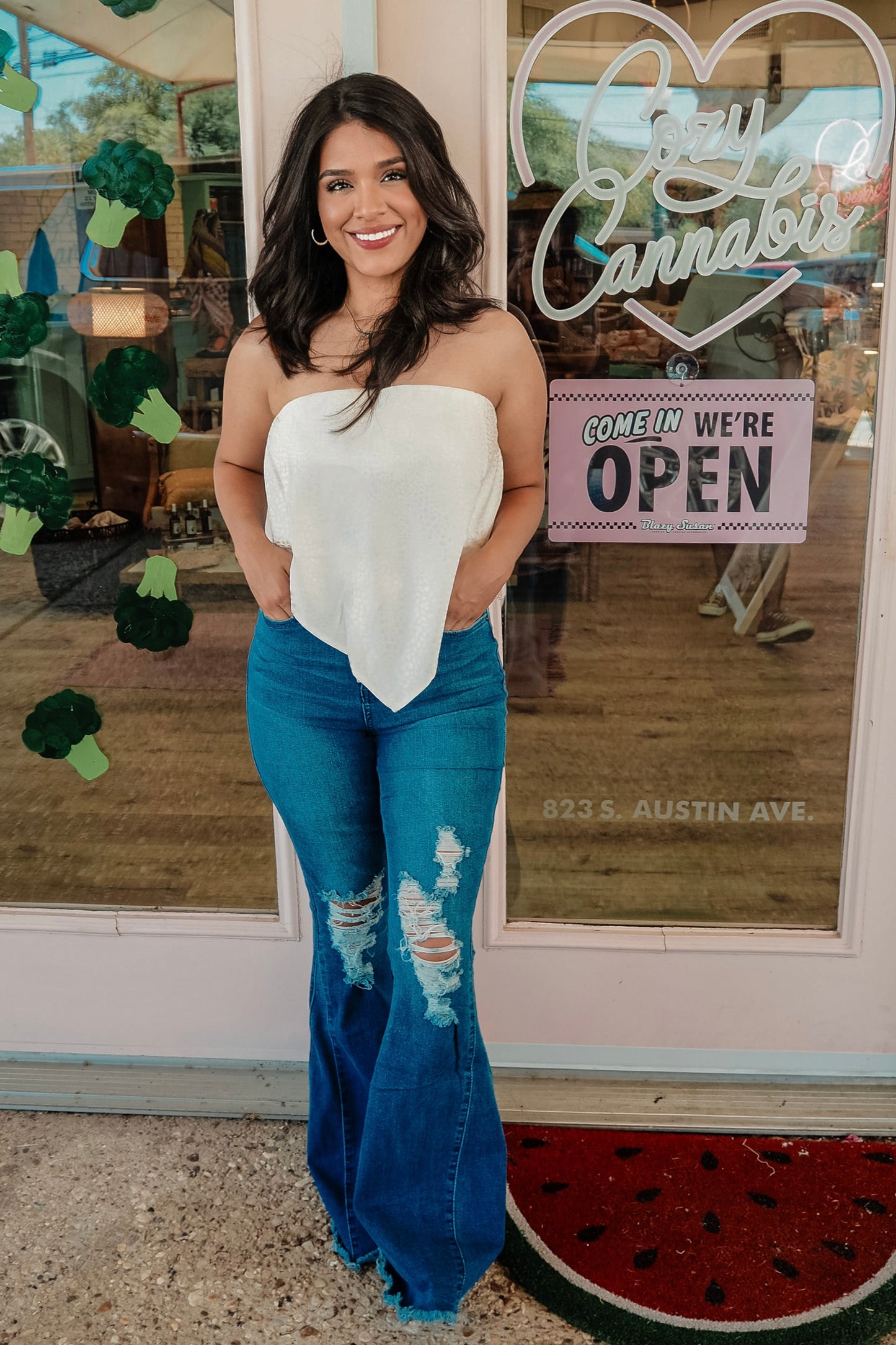 Kick The Dust Up Flared Jeans