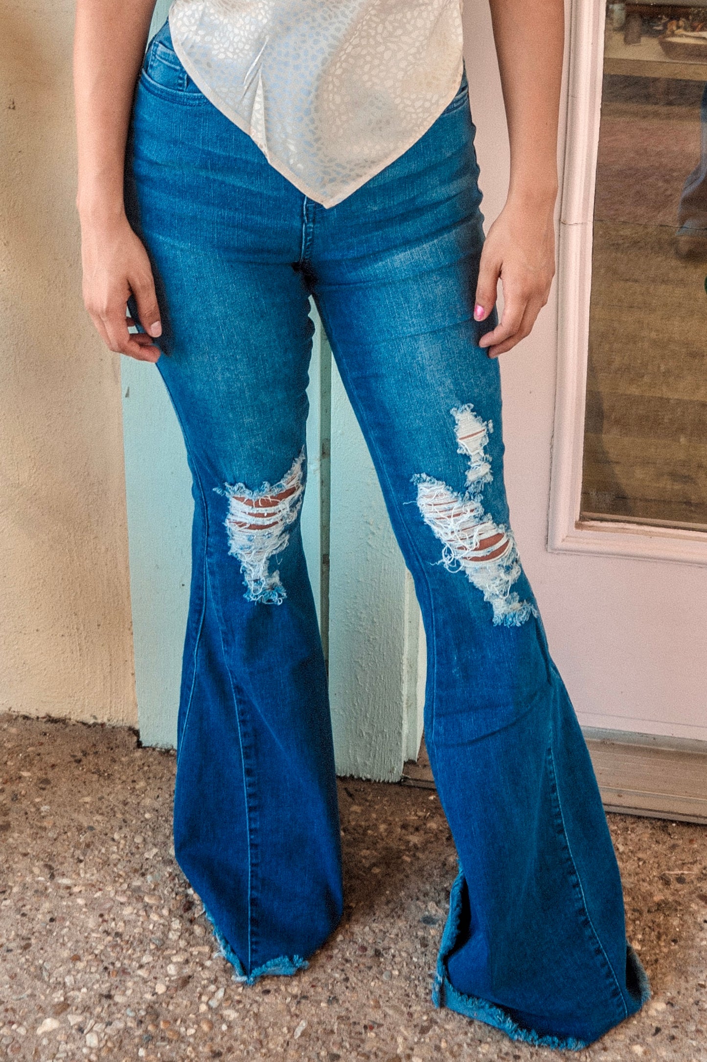 Kick The Dust Up Flared Jeans