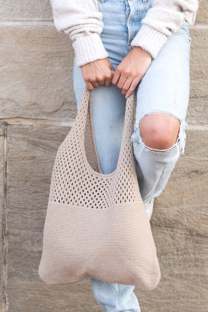 Soft Knit Hobo Bag