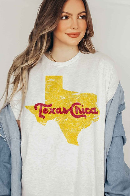 TEXAS CHICA GRAPHIC PLUS SIZE TEE / T-SHIRT