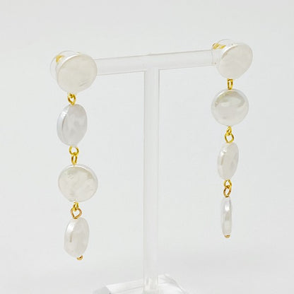 In Napoli Shell Pearl Drop Earrings